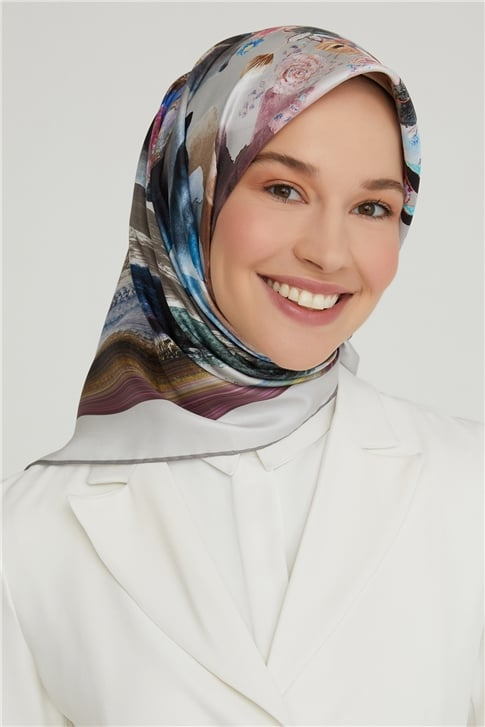 Armine Twill İpek Eşarp 21Ka8630 08