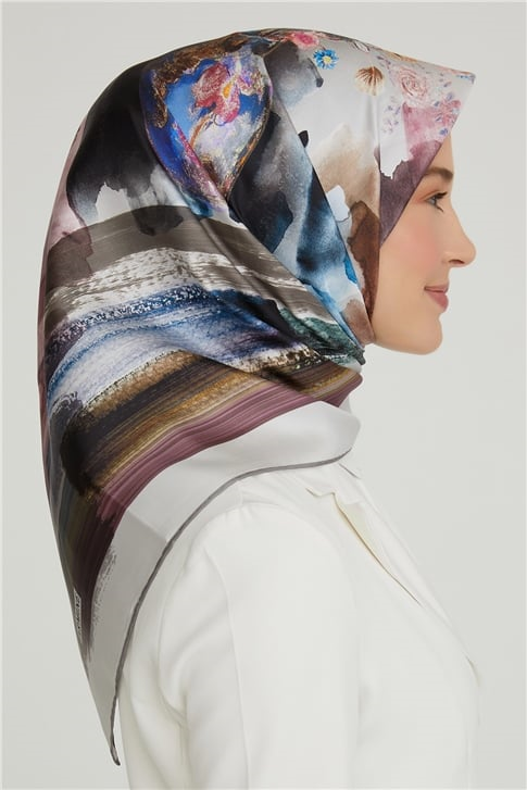 Armine Twill İpek Eşarp 21Ka8630 08