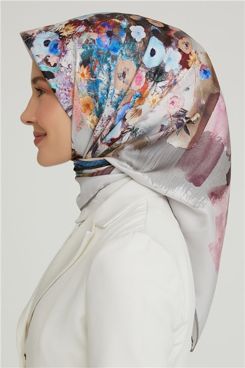 Armine Twill İpek Eşarp 21Ka8630 08