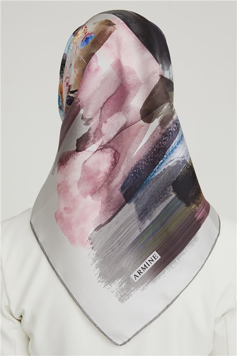 Armine Twill İpek Eşarp 21Ka8630 08