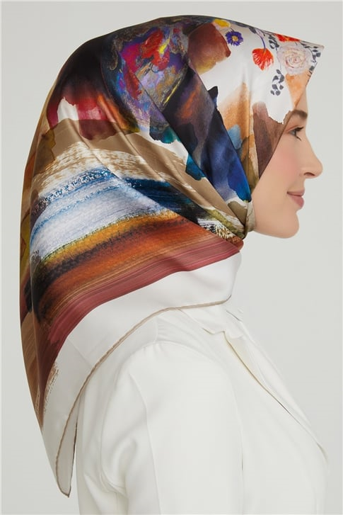 Armine Twill İpek Eşarp 21Ka8630 33