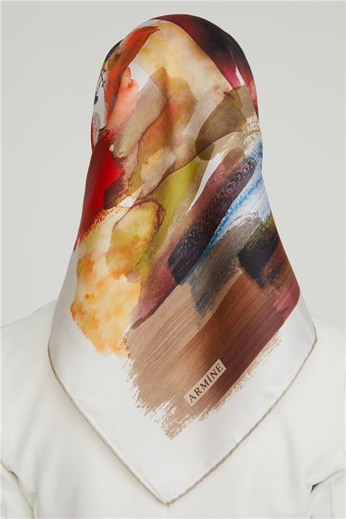Armine Twill İpek Eşarp 21Ka8630 33