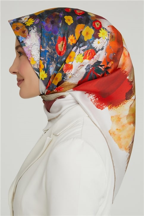 Armine Twill İpek Eşarp 21Ka8630 33