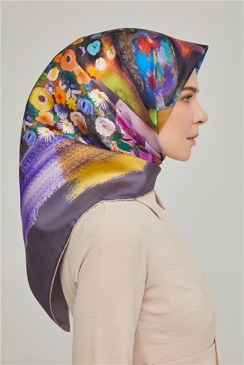 Armine Twill İpek Eşarp 21Ka8630 34
