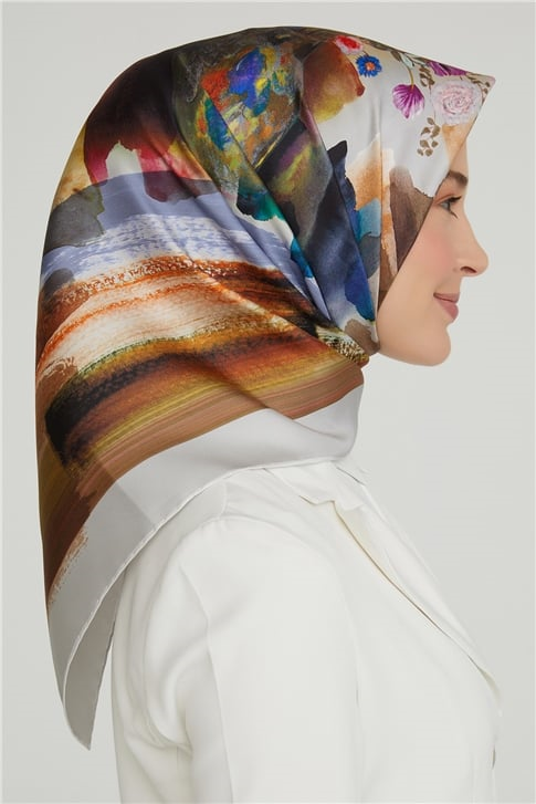 Armine Twill İpek Eşarp 21Ka8630 35