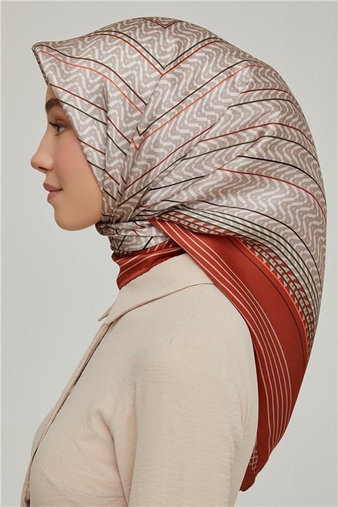 Armine Twill İpek Eşarp 21Ka8631 47