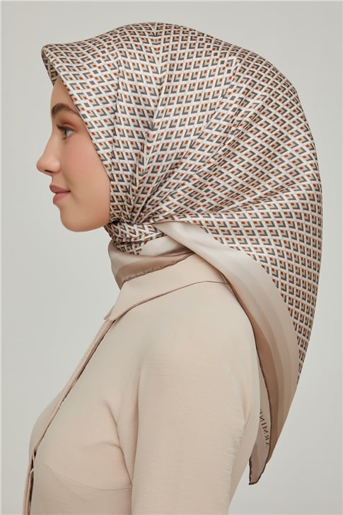 Armine Twill İpek Eşarp 21Ka8634 33