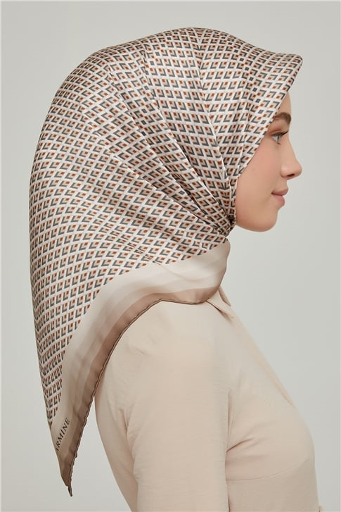 Armine Twill İpek Eşarp 21Ka8634 33