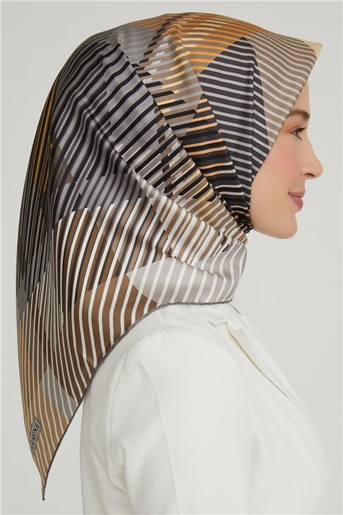 Armine Twill İpek Eşarp 21Ka8635 04