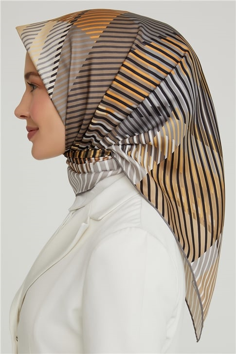 Armine Twill İpek Eşarp 21Ka8635 04
