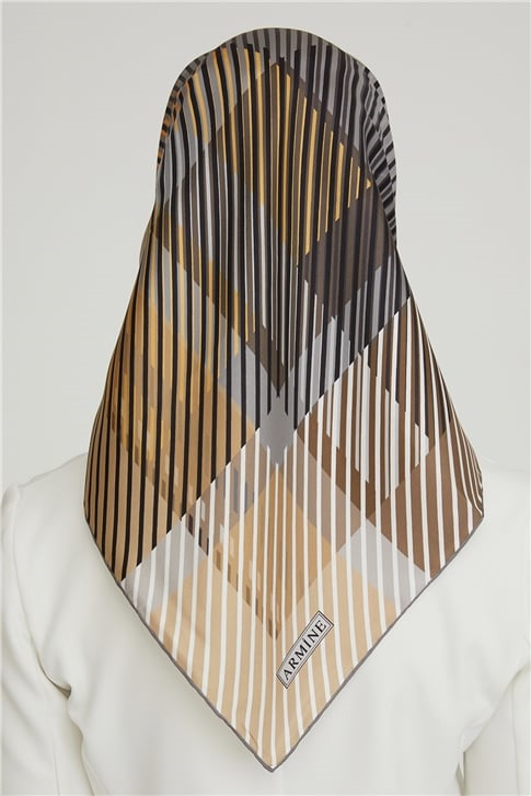 Armine Twill İpek Eşarp 21Ka8635 04