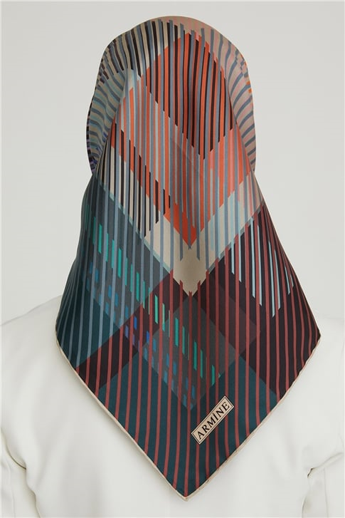 Armine Twill İpek Eşarp 21Ka8635 33