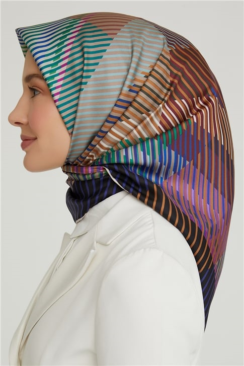Armine Twill İpek Eşarp 21Ka8635 35