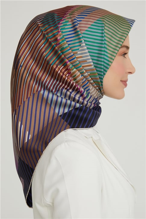 Armine Twill İpek Eşarp 21Ka8635 35