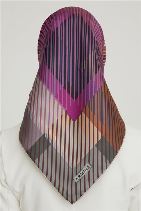 Armine Twill İpek Eşarp 21Ka8635 37