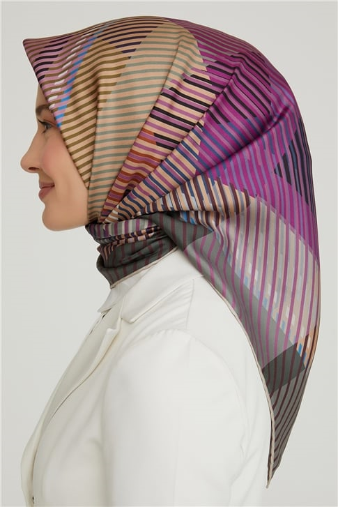 Armine Twill İpek Eşarp 21Ka8635 37