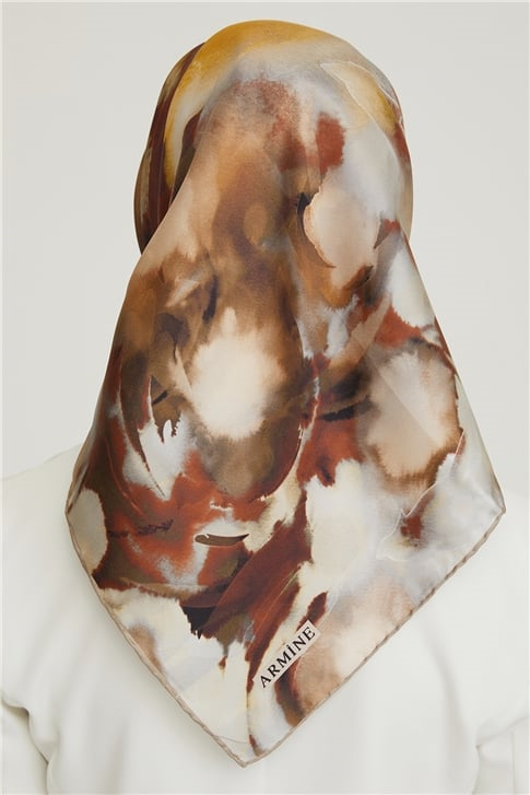 Armine Twill İpek Eşarp 21Ka8641 07