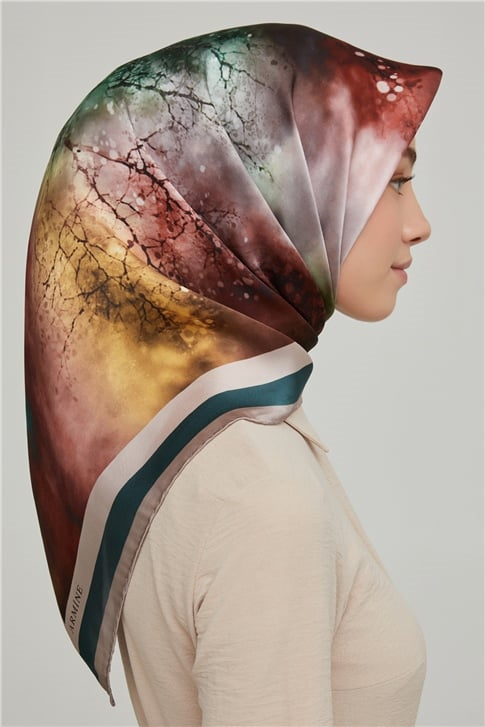 Armine Twill İpek Eşarp 21Ka8643 08