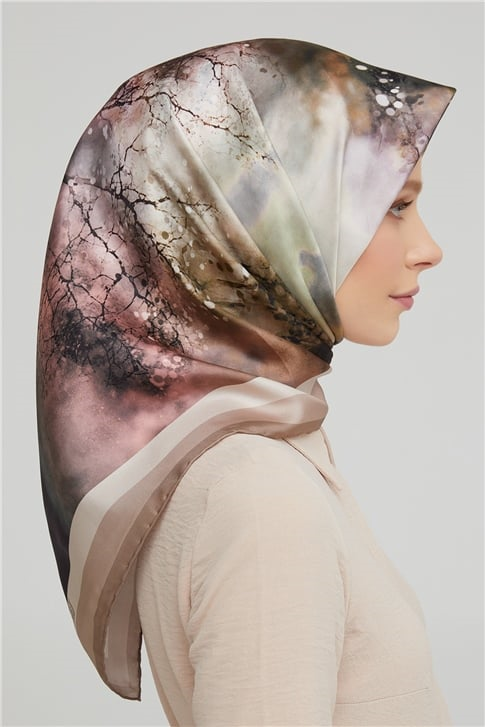 Armine Twill İpek Eşarp 21Ka8643 34