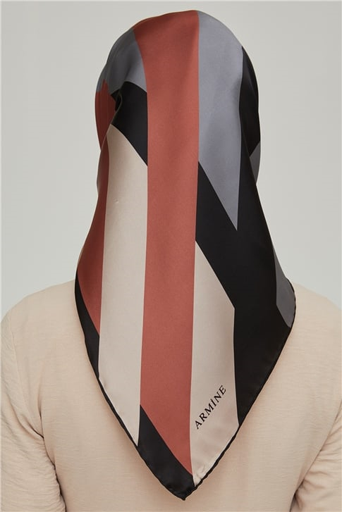 Armine Twill İpek Eşarp 21Ka8646 38