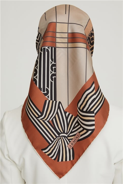 Armine Twill İpek Eşarp 21Ka8647 05