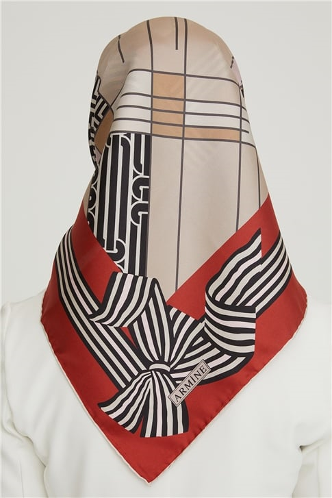 Armine Twill İpek Eşarp 21Ka8647 09