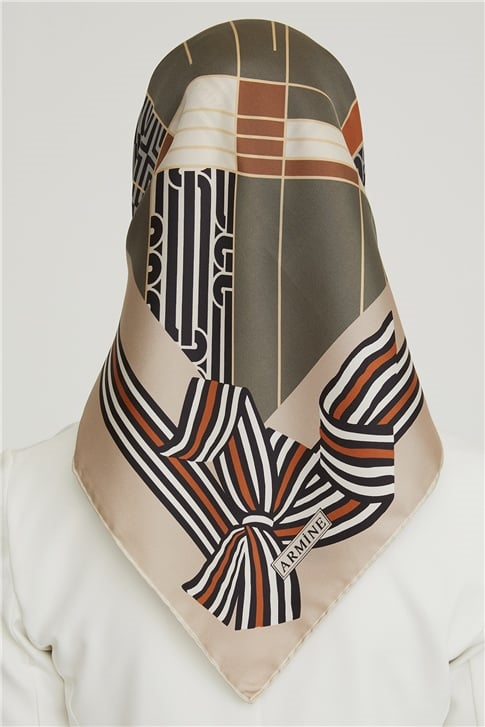 Armine Twill İpek Eşarp 21Ka8647 33