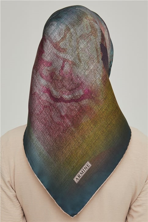 Armine Twill İpek Eşarp 21Ka8648 32