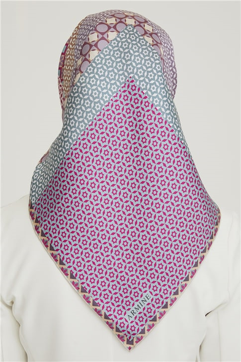 Armine Twill İpek Eşarp 21KA8669 02