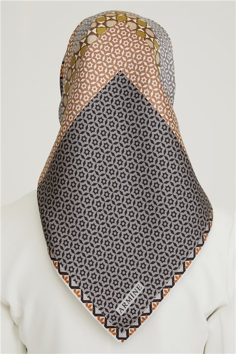 Armine Twill İpek Eşarp 21KA8669 33
