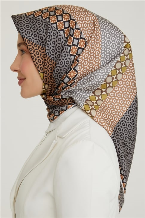 Armine Twill İpek Eşarp 21KA8669 33