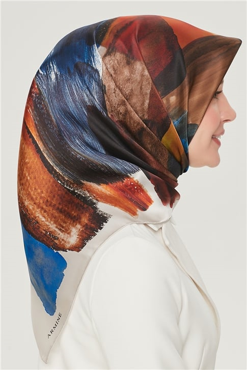 Armine Twill İpek Eşarp 21Y8515 01