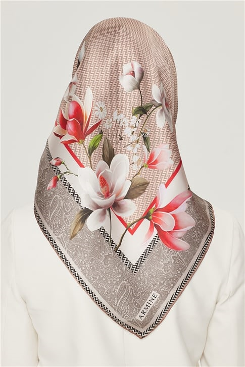 Armine Twill İpek Eşarp 21Y8532 01