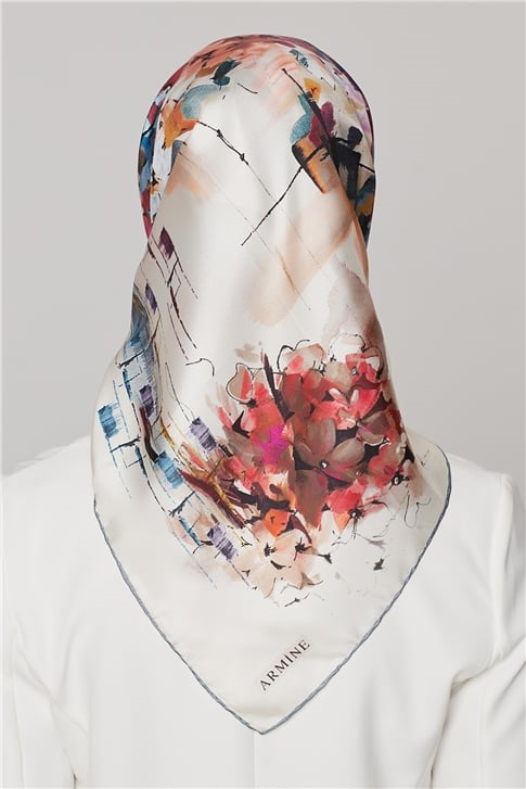 Armine Twill İpek Eşarp 21Y8538 07