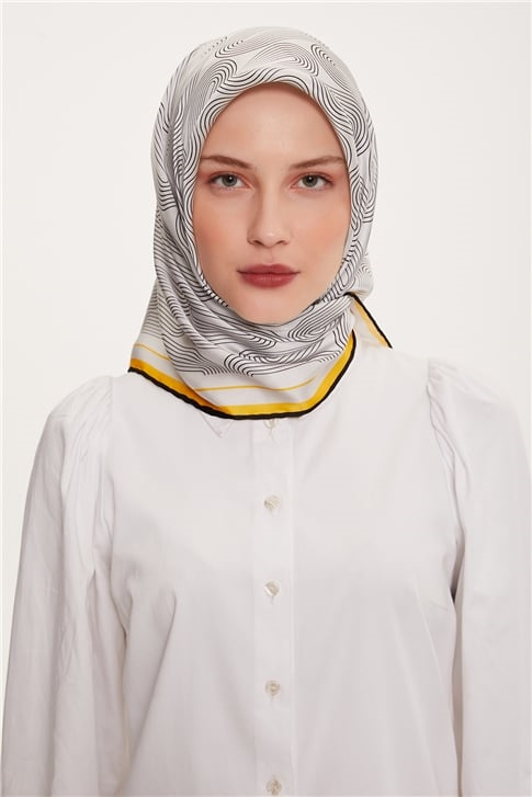 Armine Twill İpek Eşarp 22Ka3223 02