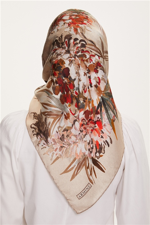 Armine Twill İpek Eşarp 22Ka3224 05