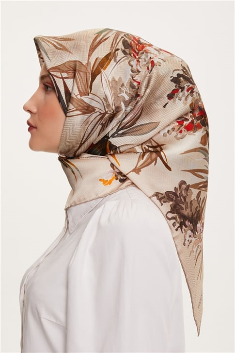 Armine Twill İpek Eşarp 22Ka3224 05