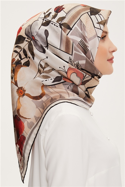 Armine Twill İpek Eşarp 22Ka3226 03