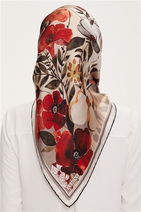 Armine Twill İpek Eşarp 22Ka3226 03