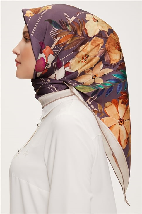 Armine Twill İpek Eşarp 22Ka3226 05