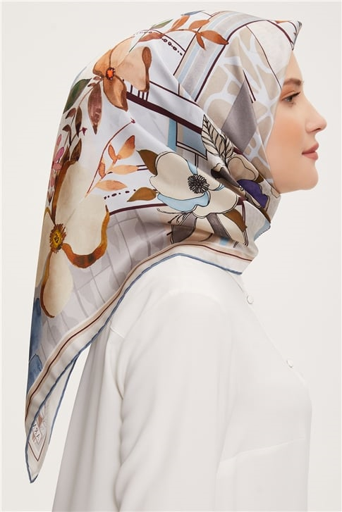 Armine Twill İpek Eşarp 22Ka3226 33