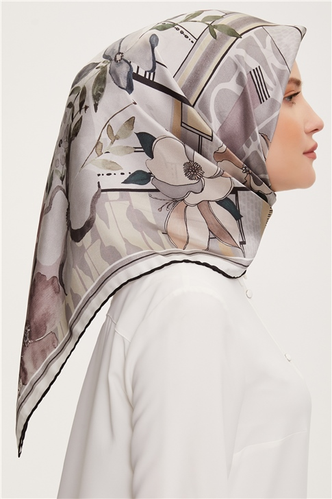 Armine Twill İpek Eşarp 22Ka3226 54