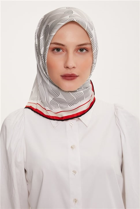 Armine Twill İpek Eşarp 22Ka3231 01