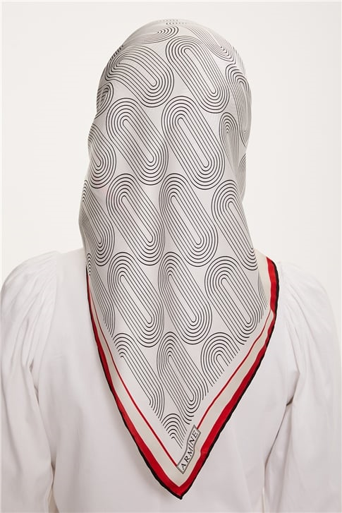 Armine Twill İpek Eşarp 22Ka3231 01