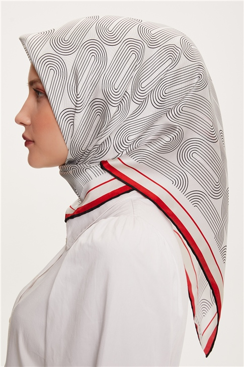 Armine Twill İpek Eşarp 22Ka3231 01