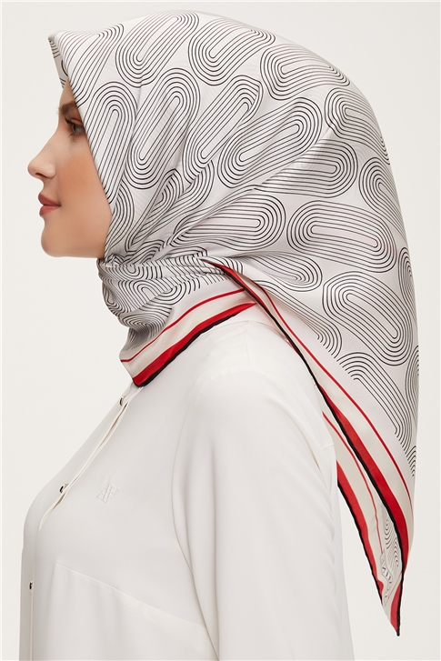 Armine Twill İpek Eşarp 22Ka3231 01