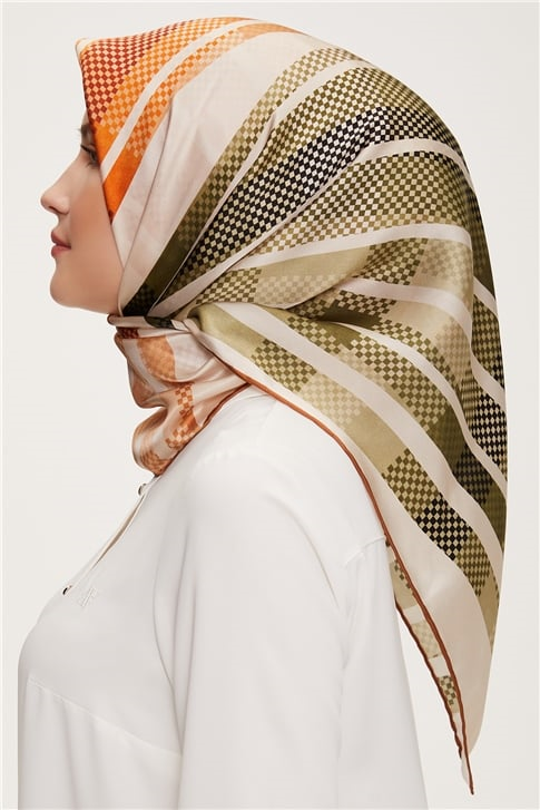 Armine Twill İpek Eşarp 22Ka3237 02
