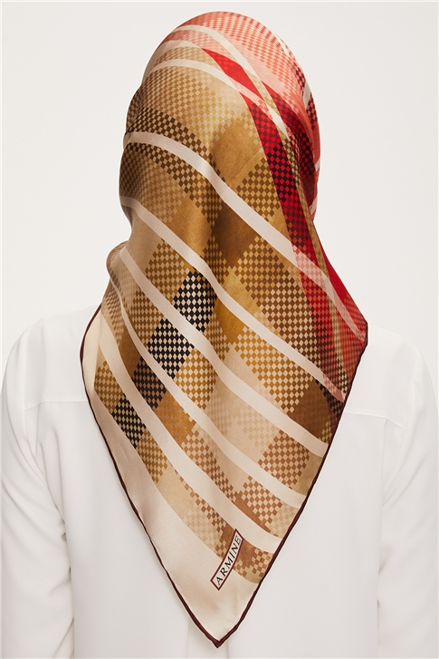 Armine Twill İpek Eşarp 22Ka3237 31