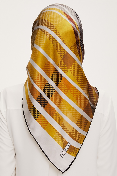 Armine Twill İpek Eşarp 22Ka3237 34