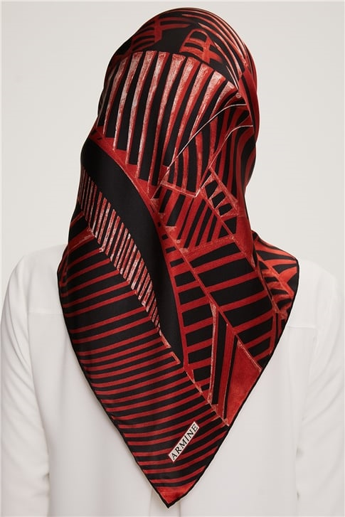 Armine Twill İpek Eşarp 22Ka3238 34